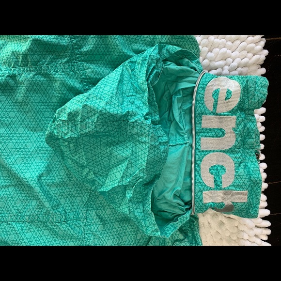 Bench Jacket - Teal Green with hood - Picture 4 of 7